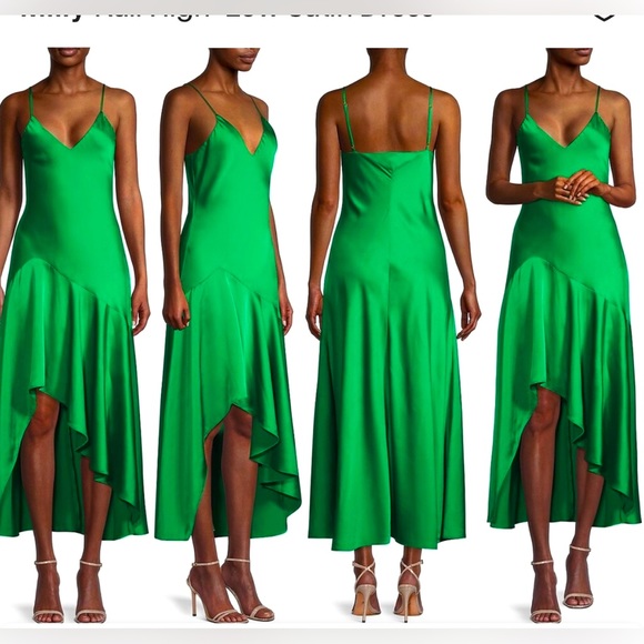 Milly Kali Sleeveless High-Low Dress